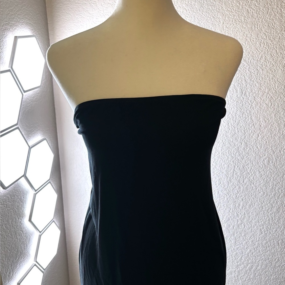 NEW Strapless Black Maxi Dress